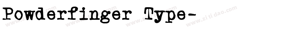 Powderfinger Type字体转换